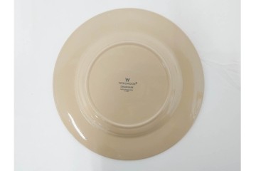 希少　イギリスヴィンテージ　WEDGWOOD(ウェッジウッド)　DRABWARE(ドラブウェア)　トリオ6客・プレート6点セット　(R-087843)