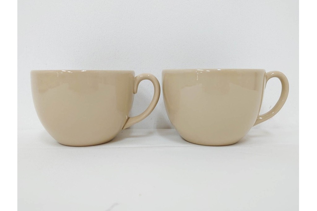希少　イギリスヴィンテージ　WEDGWOOD(ウェッジウッド)　DRABWARE(ドラブウェア)　トリオ6客・プレート6点セット　(R-087843)