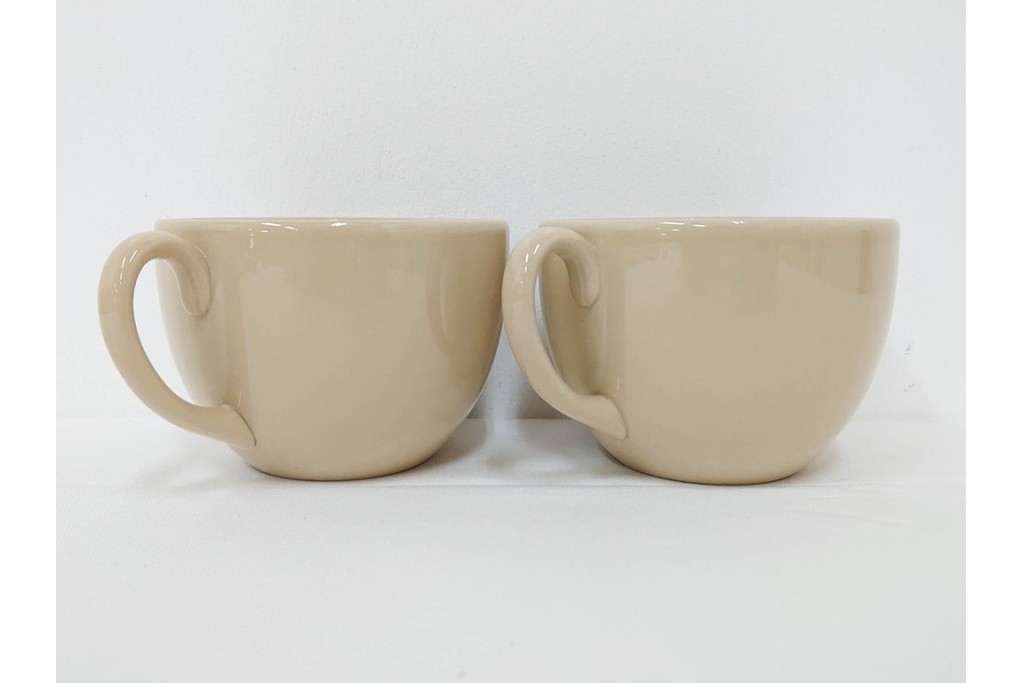 希少　イギリスヴィンテージ　WEDGWOOD(ウェッジウッド)　DRABWARE(ドラブウェア)　トリオ6客・プレート6点セット　(R-087843)
