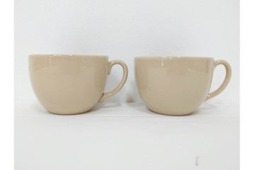 希少　イギリスヴィンテージ　WEDGWOOD(ウェッジウッド)　DRABWARE(ドラブウェア)　トリオ6客・プレート6点セット　(R-087844)