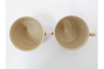 希少　イギリスヴィンテージ　WEDGWOOD(ウェッジウッド)　DRABWARE(ドラブウェア)　トリオ6客・プレート6点セット　(R-087844)