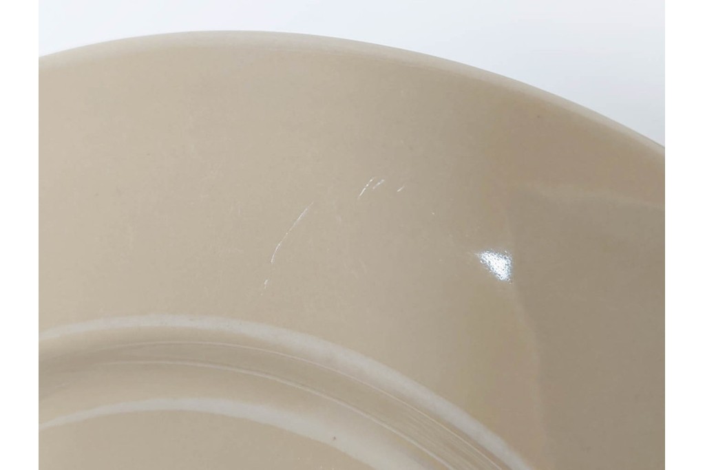 希少　イギリスヴィンテージ　WEDGWOOD(ウェッジウッド)　DRABWARE(ドラブウェア)　トリオ6客・プレート6点セット　(R-087844)