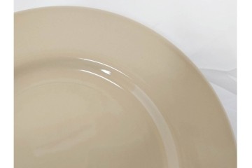 希少　イギリスヴィンテージ　WEDGWOOD(ウェッジウッド)　DRABWARE(ドラブウェア)　直径約23cm　クリームベージュカラーのプレート7点セット　(R-087849)