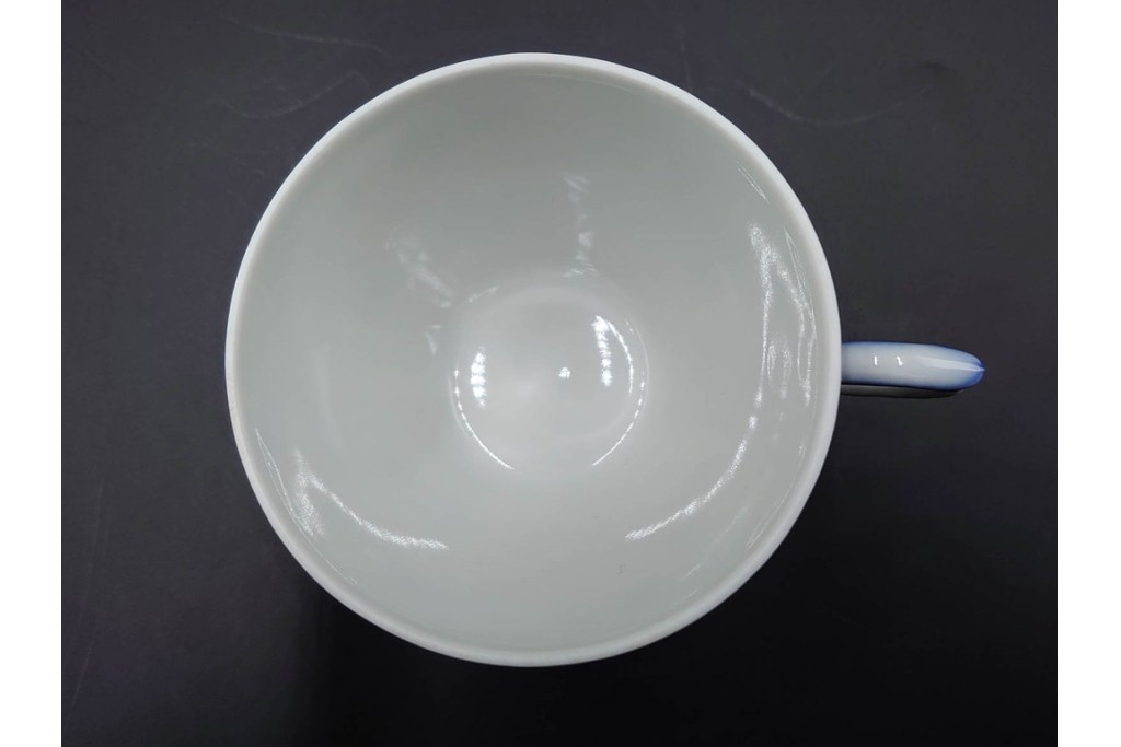 デンマーク製　ROYAL COPENHAGEN(ロイヤルコペンハーゲン)　ブルーフルーテッド　ハーフレース　コーヒーカップ&ソーサー5客セット　定価(5客合計)約13万7千円　(R-087855)