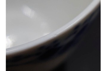 デンマーク製　ROYAL COPENHAGEN(ロイヤルコペンハーゲン)　ブルーフルーテッド　ハーフレース　コーヒーカップ&ソーサー5客セット　定価(5客合計)約13万7千円　(R-087855)