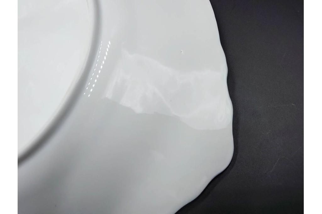 デンマーク製　ROYAL COPENHAGEN(ロイヤルコペンハーゲン)　ブルーフルーテッド　ハーフレース　直径約31cm　オーバルプレート　(R-087856)