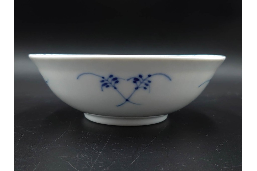 デンマーク製　ROYAL COPENHAGEN(ロイヤルコペンハーゲン)　ブルーフルーテッド　ハーフレース　約16cm　ボウル3点セット　定価(3点合計)約8万2千円　(R-087865)