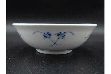 デンマーク製　ROYAL COPENHAGEN(ロイヤルコペンハーゲン)　ブルーフルーテッド　ハーフレース　約16cm　ボウル3点セット　定価(3点合計)約8万2千円　(R-087865)