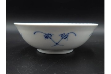デンマーク製　ROYAL COPENHAGEN(ロイヤルコペンハーゲン)　ブルーフルーテッド　ハーフレース　約16cm　ボウル3点セット　定価(3点合計)約8万2千円　(R-087865)