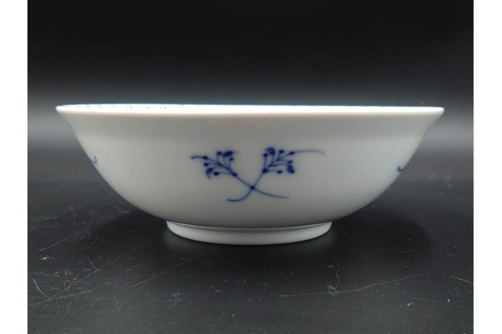 デンマーク製　ROYAL COPENHAGEN(ロイヤルコペンハーゲン)　ブルーフルーテッド　ハーフレース　約16cm　ボウル3点セット　定価(3点合計)約8万2千円　(R-087866)