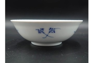 デンマーク製　ROYAL COPENHAGEN(ロイヤルコペンハーゲン)　ブルーフルーテッド　ハーフレース　約16cm　ボウル3点セット　定価(3点合計)約8万2千円　(R-087866)