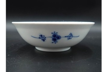 デンマーク製　ROYAL COPENHAGEN(ロイヤルコペンハーゲン)　ブルーフルーテッド　ハーフレース　約16cm　ボウル3点セット　定価(3点合計)約8万2千円　(R-087866)