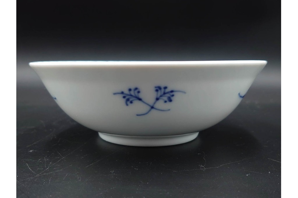 デンマーク製　ROYAL COPENHAGEN(ロイヤルコペンハーゲン)　ブルーフルーテッド　ハーフレース　約16cm　ボウル3点セット　定価(3点合計)約8万2千円　(R-087866)