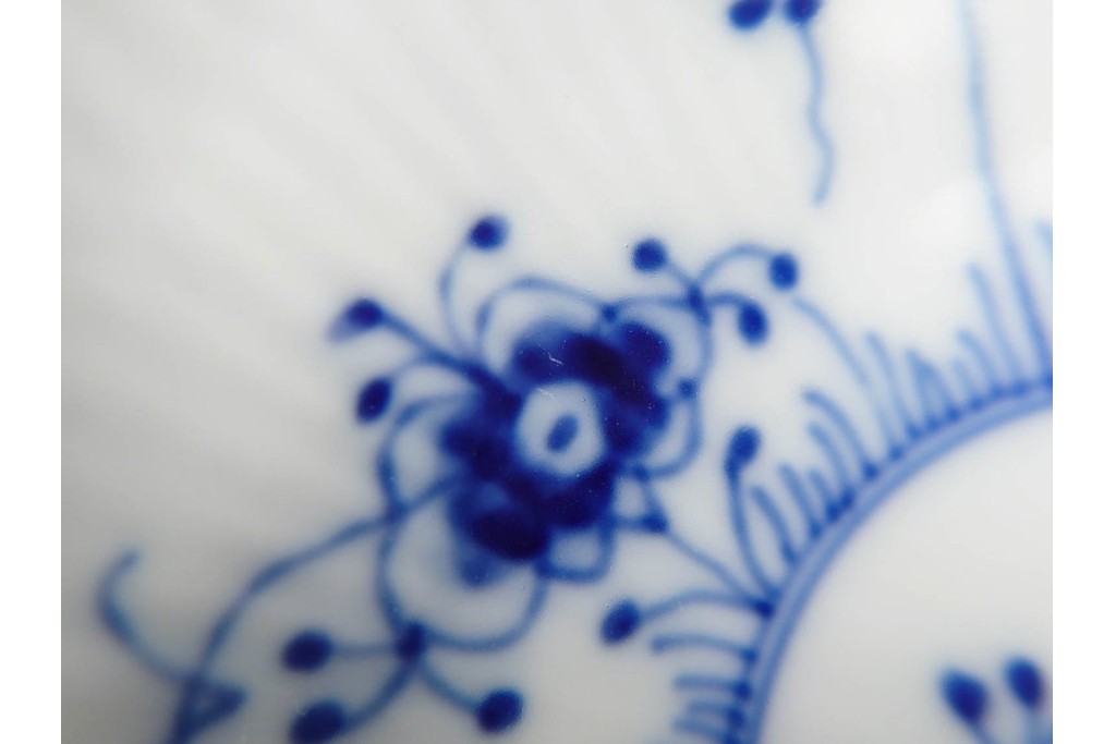 デンマーク製　ROYAL COPENHAGEN(ロイヤルコペンハーゲン)　ブルーフルーテッド　ハーフレース　約16cm　ボウル3点セット　定価(3点合計)約8万2千円　(R-087866)