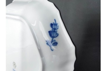 デンマーク製　ROYAL COPENHAGEN(ロイヤルコペンハーゲン)　ブルーフラワー　カーブ　プレート5枚セット　(R-087867)
