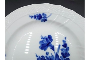 デンマーク製　ROYAL COPENHAGEN(ロイヤルコペンハーゲン)　ブルーフラワー　カーブ　プレート5枚セット　(R-087867)