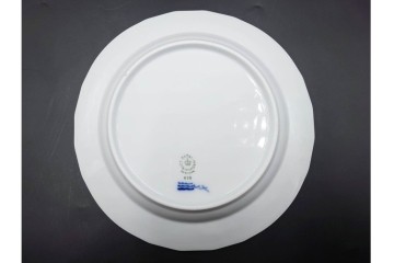 デンマーク製　ROYAL COPENHAGEN(ロイヤルコペンハーゲン)　ブルーフラワー　カーブ　プレート5枚セット　(R-087867)