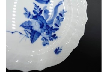 デンマーク製　ROYAL COPENHAGEN(ロイヤルコペンハーゲン)　ブルーフラワー　カーブ　プレート5枚セット　(R-087867)