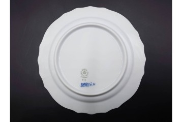 デンマーク製　ROYAL COPENHAGEN(ロイヤルコペンハーゲン)　ブルーフラワー　カーブ　プレート5枚セット　(R-087867)