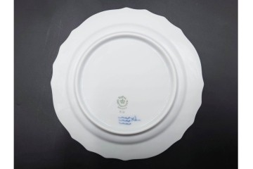 デンマーク製　ROYAL COPENHAGEN(ロイヤルコペンハーゲン)　ブルーフラワー　カーブ　プレート5枚セット　(R-087867)