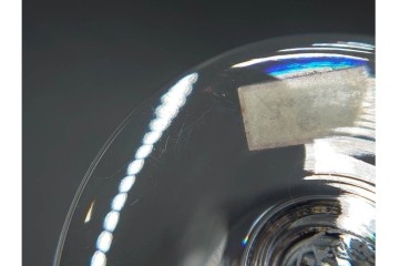 フランス　Baccarat(バカラ)　パルメ　繊細な装飾が上品なワイングラス1点・シャンパングラス2点セット　(R-087868)