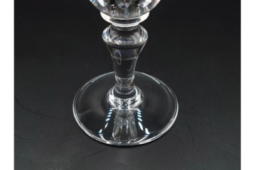 フランス　Baccarat(バカラ)　パルメ　繊細な装飾が上品なワイングラス1点・シャンパングラス2点セット　(R-087868)