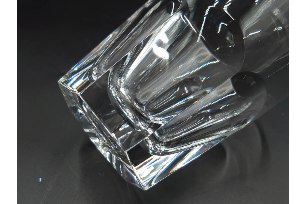 フランス　Baccarat(バカラ)　アルクール　重厚感のあるカットが美しいタンブラー4点セット　(R-087869)