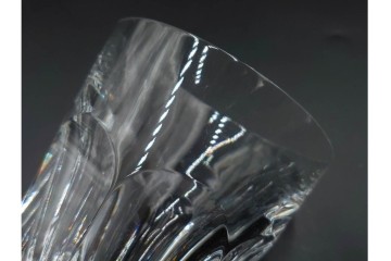 フランス　Baccarat(バカラ)　アルクール　重厚感のあるカットが美しいタンブラー4点セット　(R-087869)
