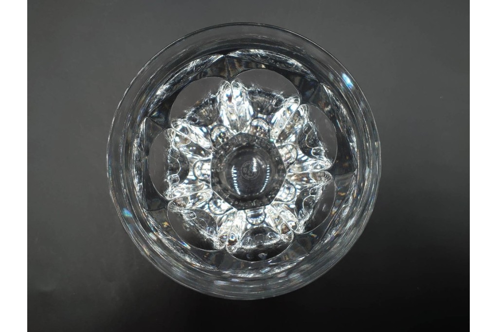 フランス　Baccarat(バカラ)　アルクール　重厚感のあるカットが美しいタンブラー4点セット　(R-087869)