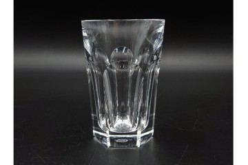 フランス　Baccarat(バカラ)　アルクール　重厚感のあるカットが美しいタンブラー4点セット　(R-087869)