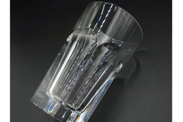 フランス　Baccarat(バカラ)　アルクール　重厚感のあるカットが美しいタンブラー4点セット　(R-087869)