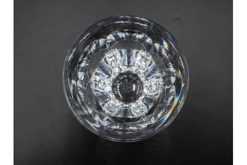 フランス　Baccarat(バカラ)　アルクール　重厚感のあるカットが美しいタンブラー4点セット　(R-087869)