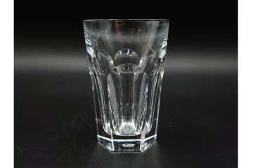 フランス　Baccarat(バカラ)　アルクール　重厚感のあるカットが美しいタンブラー4点セット　(R-087869)