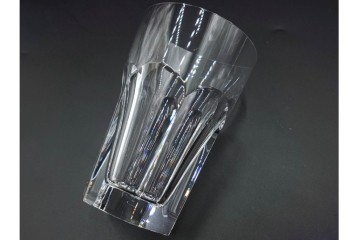 フランス　Baccarat(バカラ)　アルクール　重厚感のあるカットが美しいタンブラー4点セット　(R-087869)