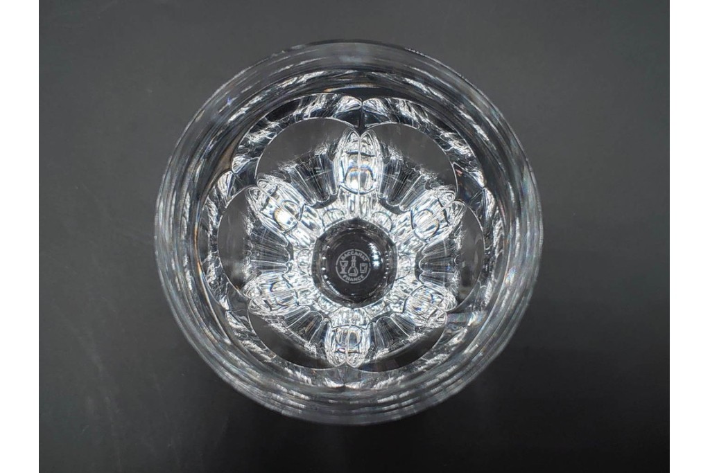 フランス　Baccarat(バカラ)　アルクール　重厚感のあるカットが美しいタンブラー4点セット　(R-087869)