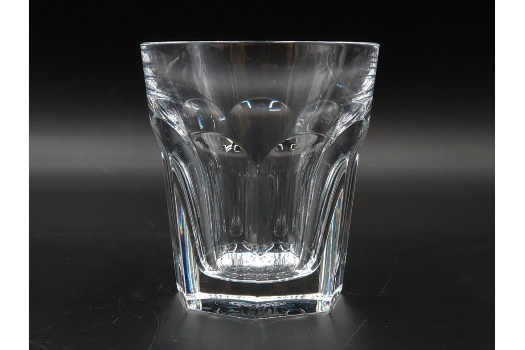 フランス　Baccarat(バカラ)　アルクール　重厚感のあるカットが美しいタンブラー4点セット　(R-087870)