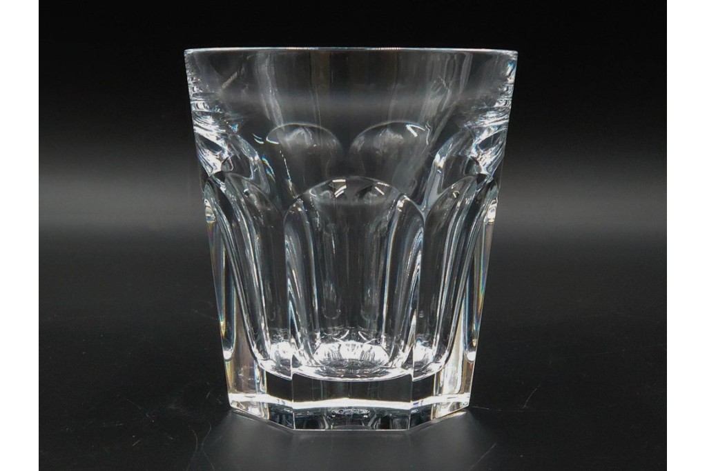 フランス　Baccarat(バカラ)　アルクール　重厚感のあるカットが美しいタンブラー4点セット　(R-087870)
