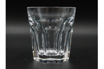 フランス　Baccarat(バカラ)　アルクール　重厚感のあるカットが美しいタンブラー4点セット　(R-087870)