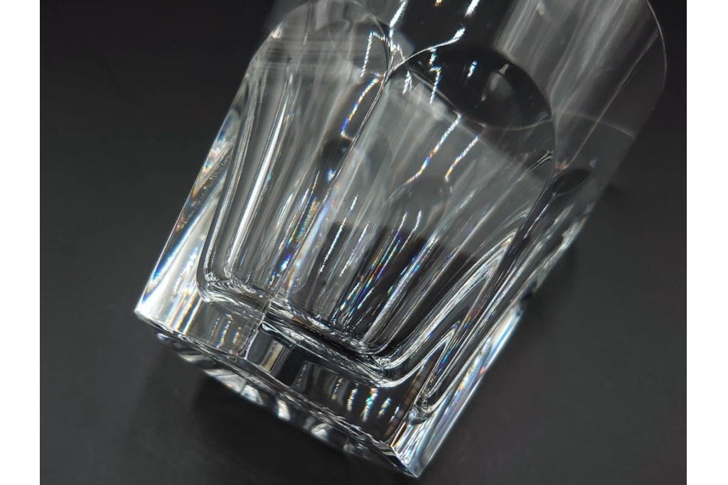 フランス　Baccarat(バカラ)　アルクール　重厚感のあるカットが美しいタンブラー4点セット　(R-087870)