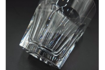フランス　Baccarat(バカラ)　アルクール　重厚感のあるカットが美しいタンブラー4点セット　(R-087870)
