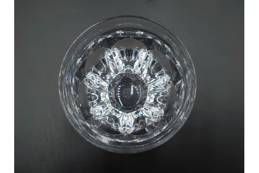 フランス　Baccarat(バカラ)　アルクール　重厚感のあるカットが美しいタンブラー4点セット　(R-087870)