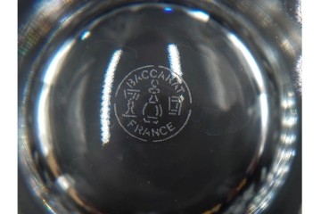 フランス　Baccarat(バカラ)　アルクール　重厚感のあるカットが美しいタンブラー4点セット　(R-087870)