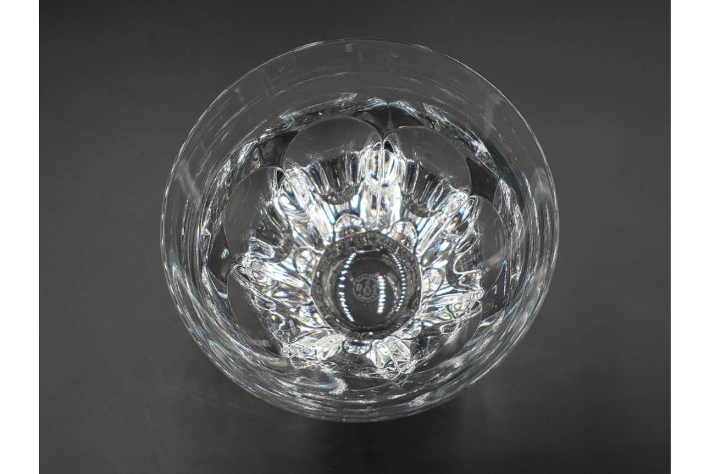 フランス　Baccarat(バカラ)　アルクール　重厚感のあるカットが美しいタンブラー4点セット　(R-087870)