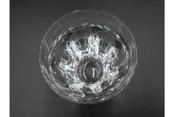 フランス　Baccarat(バカラ)　アルクール　重厚感のあるカットが美しいタンブラー4点セット　(R-087870)