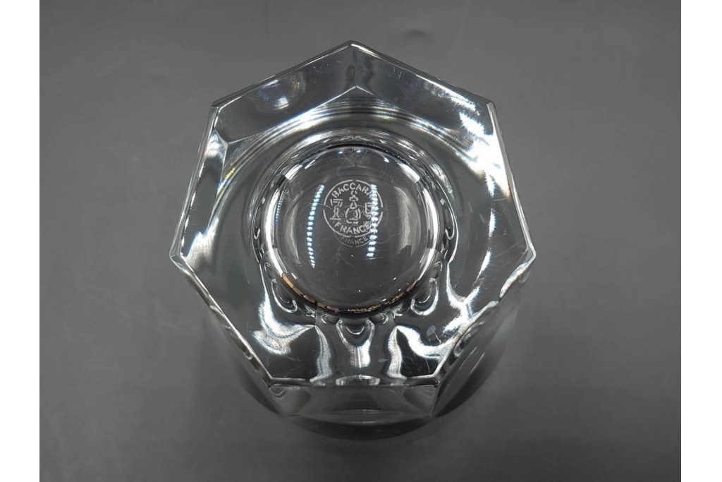 フランス　Baccarat(バカラ)　アルクール　重厚感のあるカットが美しいタンブラー4点セット　(R-087870)