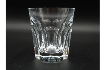 フランス　Baccarat(バカラ)　アルクール　重厚感のあるカットが美しいタンブラー4点セット　(R-087870)