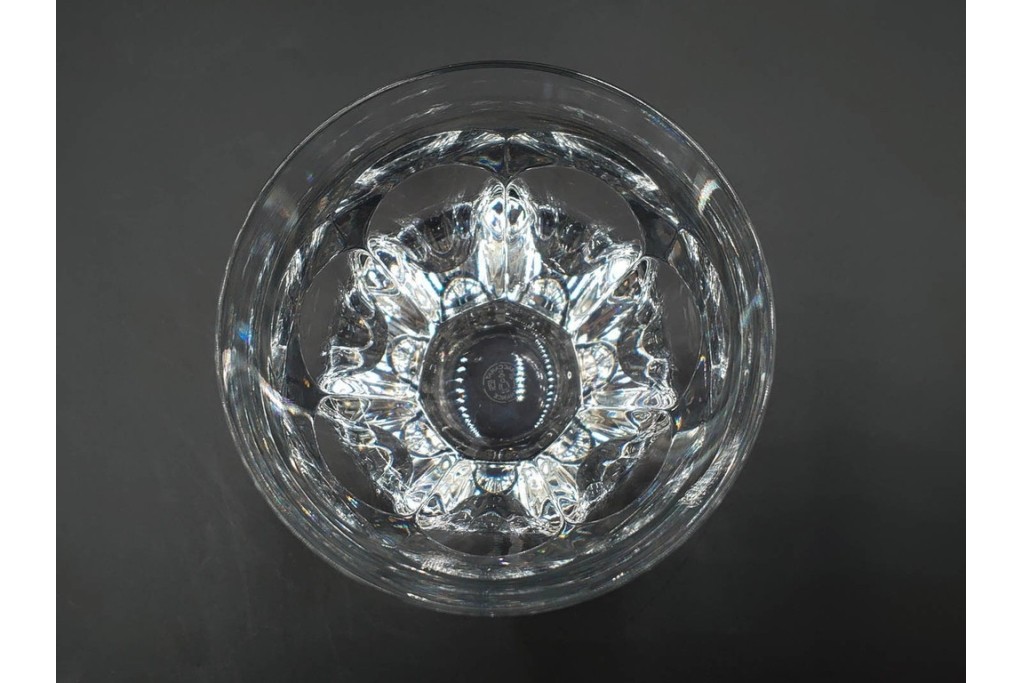 フランス　Baccarat(バカラ)　アルクール　重厚感のあるカットが美しいタンブラー4点セット　(R-087870)