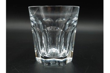 フランス　Baccarat(バカラ)　アルクール　重厚感のあるカットが美しいタンブラー4点セット　(R-087870)