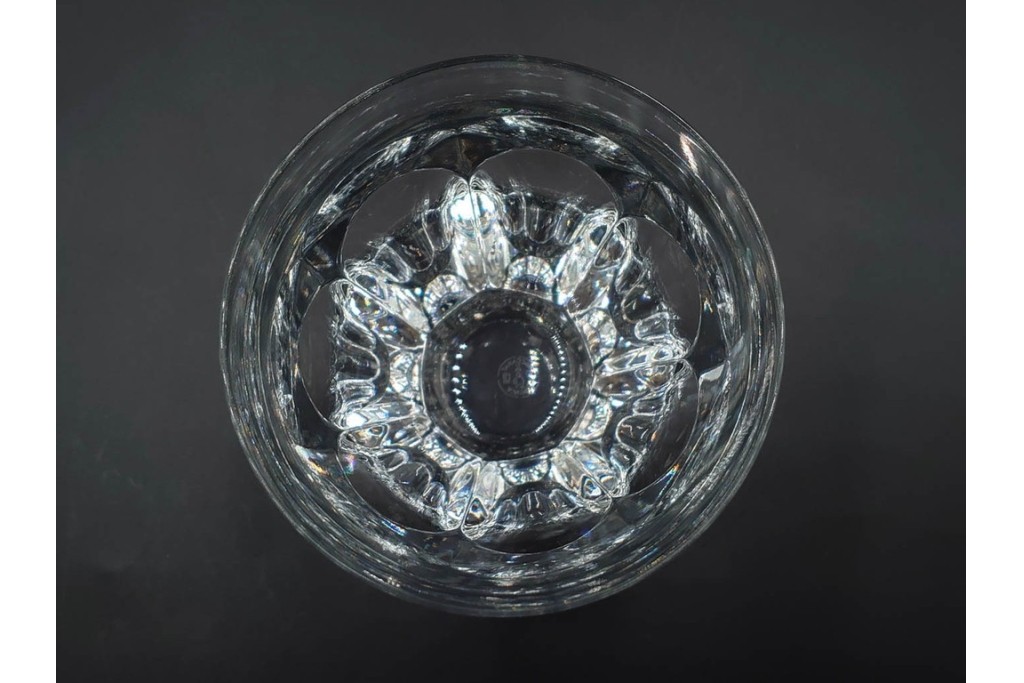 フランス　Baccarat(バカラ)　アルクール　重厚感のあるカットが美しいタンブラー4点セット　(R-087870)
