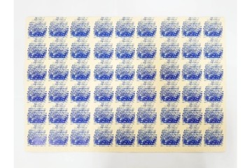 当時物　インクずれエラー　ビックリマン　悪魔VS天使シール　ワンダーマリア　パチ物のアンカットシート　(R-087891)